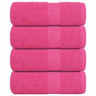 Washandjes FROGN 4 st 30x30 cm 360 g/m&sup2; roze 1