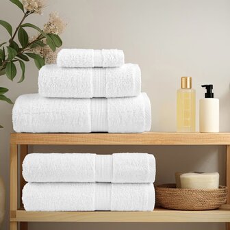 Premium washandjes SOLUND 2 stuks 30x30 cm 600 g/m&sup2; wit 3