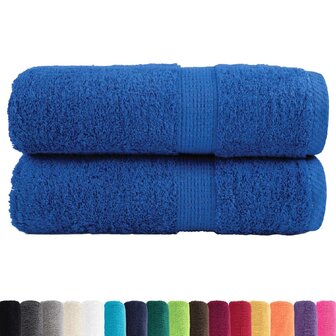 Premium washandjes SOLUND 2 stuks blauw 30x30 cm 600 g/m&sup2; 2