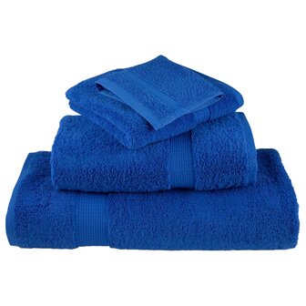 Premium washandjes SOLUND 2 stuks blauw 30x30 cm 600 g/m&sup2; 4