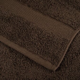 Premium washandjes SOLUND 2 stuks bruin 30x30 cm 600 g/m&sup2; 6