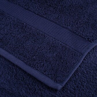 Premium washandjes SOLUND 2 stuks marineblauw 30x30 cm 600 g/m&sup2; 6