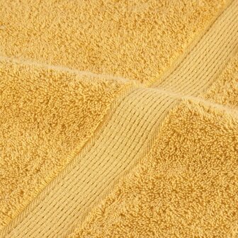 Premium washandjes SOLUND 4 stuks goud 30x30cm 600 g/m&sup2; 6