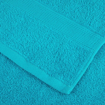 Premium washandjes SOLUND 2 st turquoise 30x30 cm 600 g/m2 6