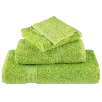 Premium washandjes SOLUND 2 st appelgroen 30x30 cm 600 g/m2 4