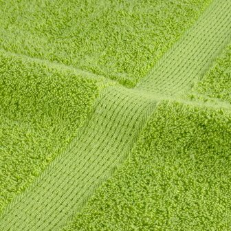 Premium washandjes SOLUND 4 stuks appelgroen 30x30 cm 600 g/m&sup2; 7