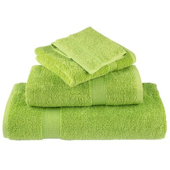Premium washandjes SOLUND 10 stuks appelgroen 30x30 cm 600 g/m&sup2; 4