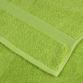 Premium washandjes SOLUND 10 stuks appelgroen 30x30 cm 600 g/m&sup2; 6