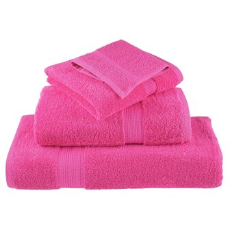 Premium washandjes SOLUND 10 stuks roze 30x30 cm 600 g/m&sup2; 4