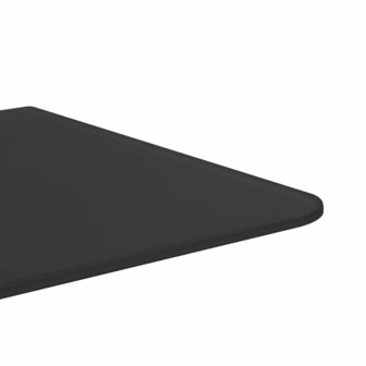 Urinoirschot wandgemonteerd 90x40 cm gehard glas zwart 6