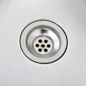 Spoelbak handgemaakt roestvrij staal 7