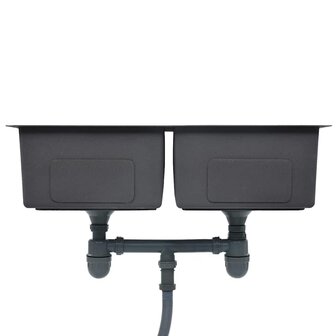 Spoelbak handgemaakt roestvrij staal 5