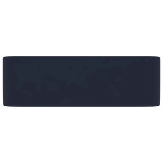 Wastafel 41x30x12 cm keramiek mat donkerblauw 3