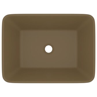 Wastafel 41x30x12 cm keramiek matcr&egrave;me 3