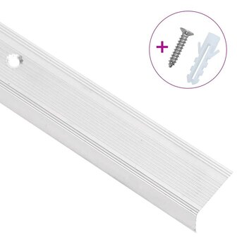 Trapprofielen L-vormig 5 st 100 cm aluminium zilverkleurig 3