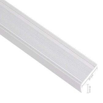 Trapprofielen L-vormig 15 st 100 cm aluminium zilverkleurig 6