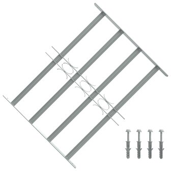 Raambeveiliging verstelbaar met 4 dwarsstangen 500-650 mm 1