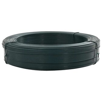 Hekbinddraad 250 m 0,9/1,4 mm staal zwartachtig groen 3