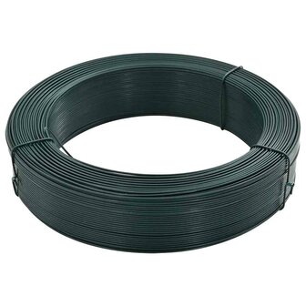 Hekbinddraad 250 m 0,9/1,4 mm staal zwartachtig groen 4