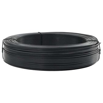 Hekbinddraad 250 m 1,4/2 mm staal antraciet 3