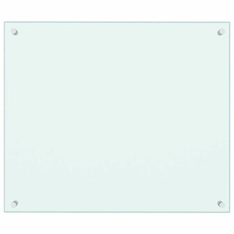 Spatscherm keuken 70x60 cm gehard glas melkwit 2