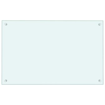 Spatscherm keuken 80x50 cm gehard glas melkwit 2