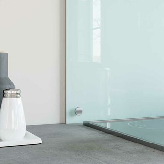 Spatscherm keuken 80x50 cm gehard glas melkwit 4