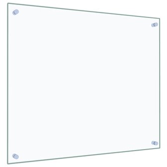 Spatscherm keuken 70x60 cm gehard glas transparant 5