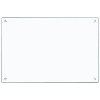 Spatscherm keuken 90x60 cm gehard glas transparant 2