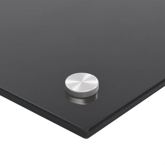 Spatscherm keuken 90x60 cm gehard glas zwart 9