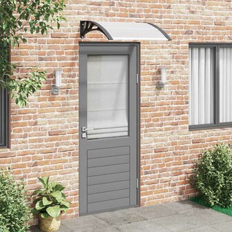 Deurluifel 200x75 cm PC zwart en transparant 1