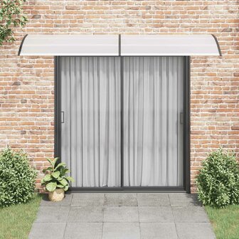 Deurluifel 300x75 cm PC zwart en transparant 3