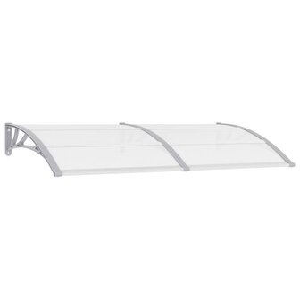 Deurluifel 200x75 cm PC grijs en transparant 2