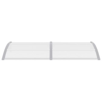 Deurluifel 200x75 cm PC grijs en transparant 4