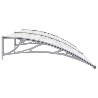 Deurluifel 200x75 cm PC grijs en transparant 5