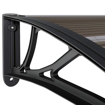 Deurluifel 200x75 cm PC zwart 6
