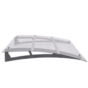 Deurluifel 150x90 cm PET zilverkleurig en transparant 3