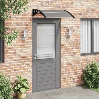 Deurluifel Zwart 100x75 cm Polycarbonaat 1