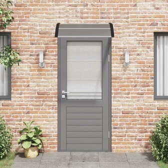 Deurluifel Zwart 100x75 cm Polycarbonaat 3