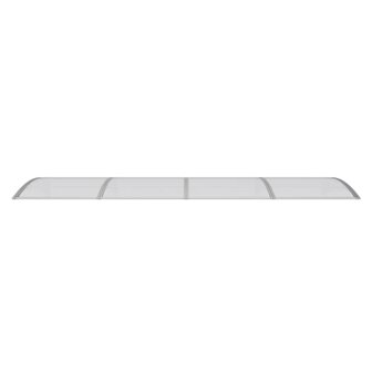 Deurluifel Grijs 350x100 cm Polycarbonaat 4