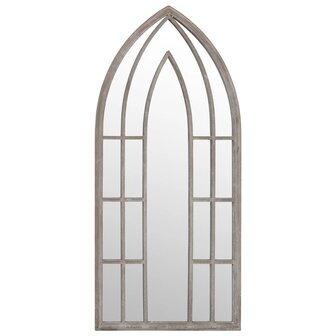Spiegel 70x30 cm ijzer zandkleurig 2