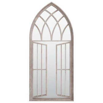 Spiegel 100x45 cm ijzer zandkleurig 2