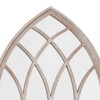 Spiegel 100x45 cm ijzer zandkleurig 5