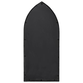 Spiegel 100x45 cm ijzer zwart 4