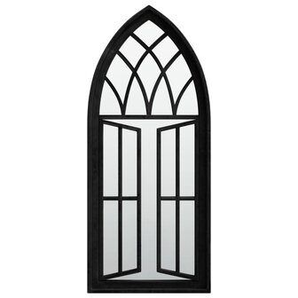 Spiegel 70x30 cm ijzer zwart 2