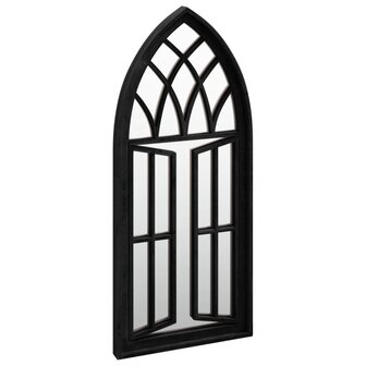Spiegel 70x30 cm ijzer zwart 3