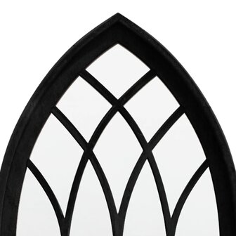 Spiegel 70x30 cm ijzer zwart 5