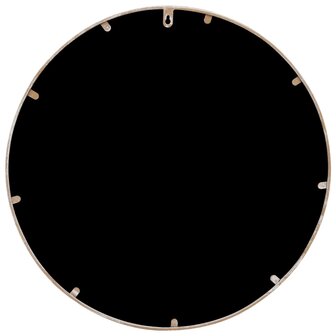Spiegel rond 60x2,5 cm ijzer zandkleurig 4