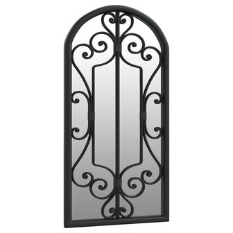 Spiegel 70x30 cm ijzer zwart 3