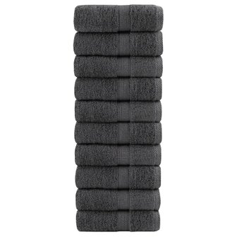 Gastendoekjes SOLUND 10 st 600 g/m&sup2; 30x50 cm antraciet 1